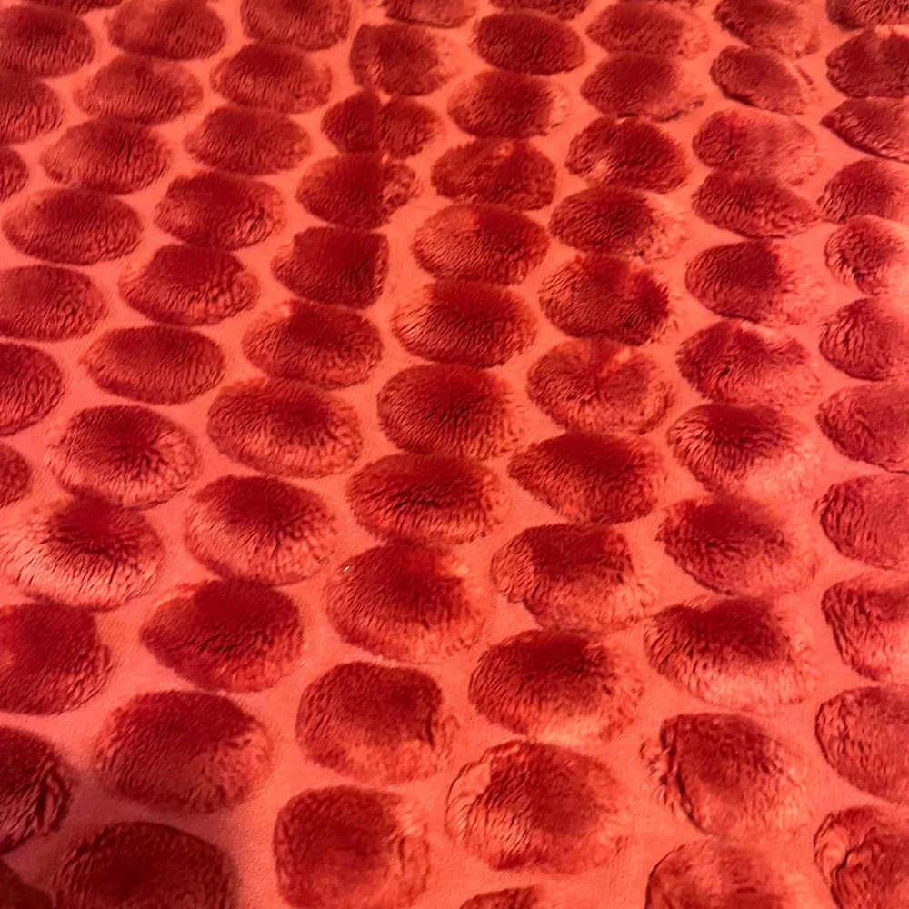 Pier 1‎ Imports Throw Blanket 50x50 Velvet Dots Textured 3d Decorative